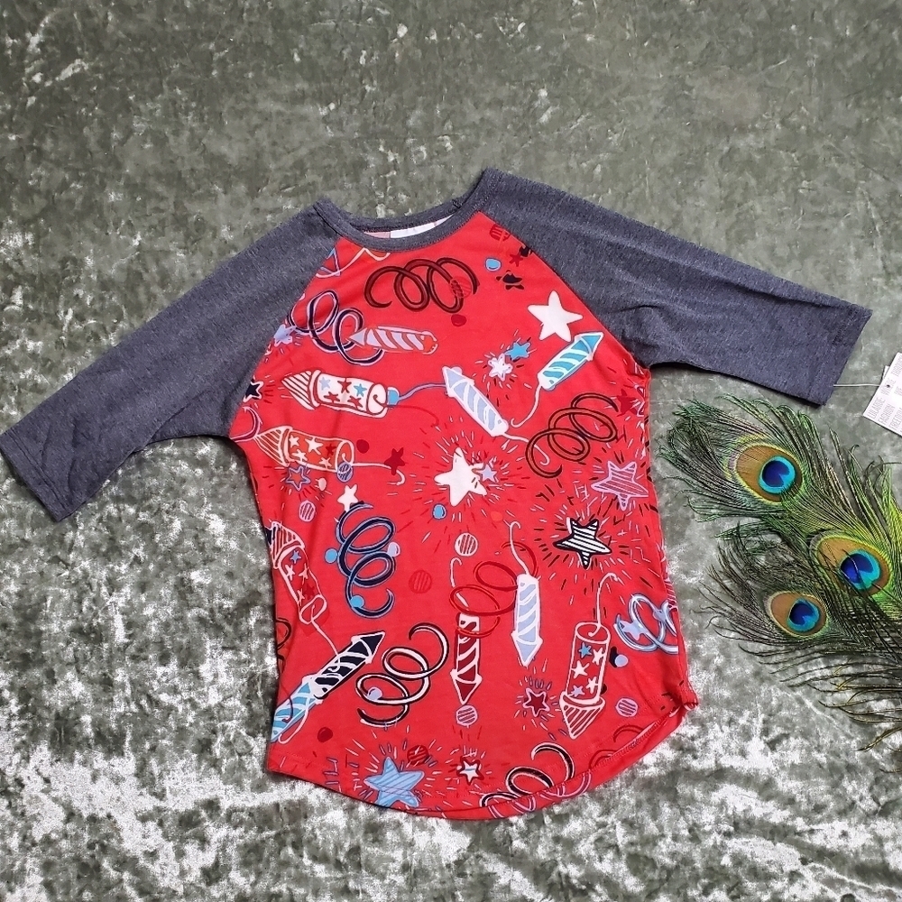 LuLaRoe Firecracker T-Shirt